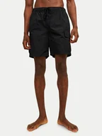 Kąpielówki męskie - Jack&Jones Szorty kąpielowe Jpstfiji 12257214 Czarny Regular Fit - miniaturka - grafika 1