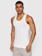 Koszulki męskie - Benetton United Colors Of Tank top 3OP82H257 Biały Regular Fit - miniaturka - grafika 1