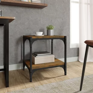 Lumarko Szafka pod telewizor, przydymiony dąb, 40x33x41 cm - Szafki RTV Lumarko Szafka pod telewizor, przydymiony dąb, 40x33x41 cm - Szafki RTV - miniaturka - grafika 4