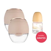 Laktatory - Canpol Podwójny bezprzewodowy elektryczny laktator muszlowy Hands-Free - miniaturka - grafika 1