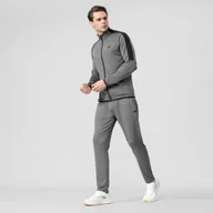 Spodnie sportowe męskie - Męskie spodnie treningowe 4F SPMTR010 - szare - miniaturka - grafika 1