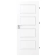 Drzwi wewnętrzne - Skrzydło pełne Trim 70 prawe biały - miniaturka - grafika 1