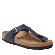 Klapki i japonki damskie - Birkenstock Japonki Gizeh Bs 0143623 Blue - miniaturka - grafika 1