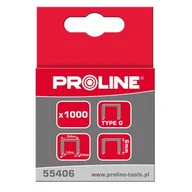 Zszywki - Zszywki typ G/11, 12 mm, 10,6 x 1,2 mm, PROLINE 1000 sztuk - miniaturka - grafika 1