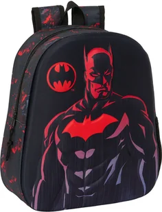 Plecak dziecięcy 3D Batman czarny 27 x 33 x 10 cm - Plecaki szkolne i tornistry - miniaturka - grafika 1