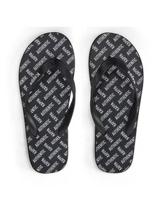Kappa Japonki 371G1KW Black - Beige Lt Almond Kolorowy - Klapki i japonki męskie - miniaturka - grafika 1
