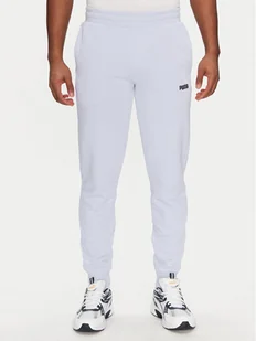 Puma Spodnie dresowe Ess 684714 Fioletowy Regular Fit - Spodnie sportowe męskie - miniaturka - grafika 1