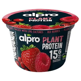 Alpro Plant Protein Produkt sojowy truskawka-czerwona porzeczka-malina 200 g - Kefiry, jogurty, maślanki - miniaturka - grafika 1