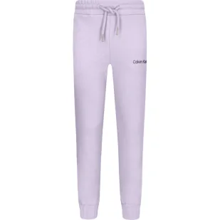 CALVIN KLEIN JEANS Spodnie dresowe | Regular Fit - Spodnie sportowe damskie - miniaturka - grafika 1