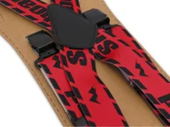 Dodatki do ubrań - Szerokie czerwone narciarskie szelki do spodni - SNOWBOARD T45 - miniaturka - grafika 1