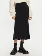 Spódnice - Calvin Klein Spódnica midi K20K207688 Czarny Regular Fit - miniaturka - grafika 1