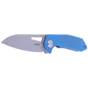 Nóż składany Kubey Knife New Vagrant Blue G10, Sandblast AUS-10 (KU291C) - Noże - miniaturka - grafika 2
