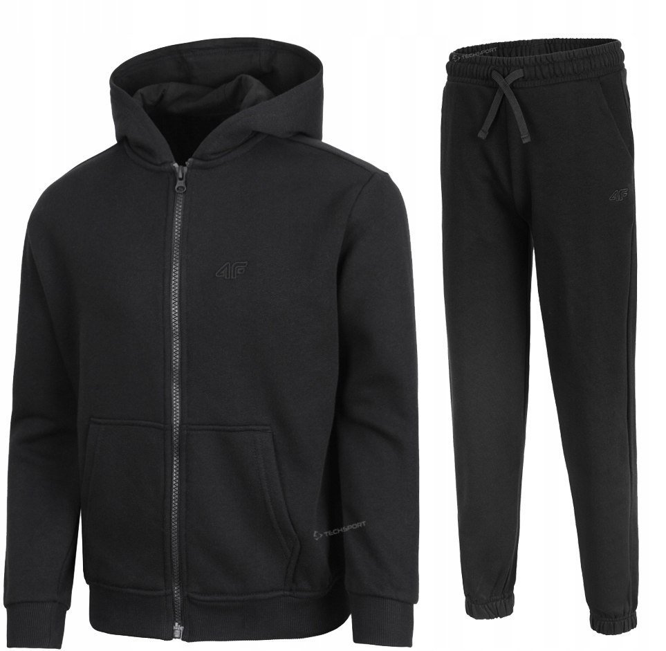 4F OCIEPLANY DZIEWCZÄCY DRES KOMPLET BLUZA SPODNIE / rozm 158