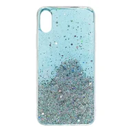 Etui i futerały do telefonów - Wozinsky Star Glitter błyszczące etui pokrowiec z brokatem Samsung Galaxy A42 5G niebieski - miniaturka - grafika 1