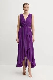 Morgan sukienka ROSYTA kolor fioletowy maxi rozkloszowana ROSYTA - Sukienki - miniaturka - grafika 1