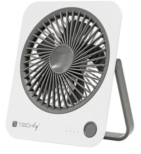 Wentylator Techly IC-FAN-DSK1WG wiatrak domowy Biały - Wentylatory - miniaturka - grafika 1