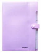 Teczki i skoroszyty - Penmate Teczka z 5-ma przegródkami A4 PP-105 pastelowa fioletowa - miniaturka - grafika 1