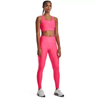 Spodnie sportowe damskie - Damskie legginsy treningowe UNDER ARMOUR Branded Legging - różowe - grafika 1