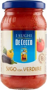 Sos pomidorowy z warzywami wege De Cecco włoski - Pasztet i przetwory mięsne - miniaturka - grafika 1