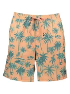 Kąpielówki męskie - Quiksilver Szorty kąpielowe w kolorze pomarańczowo-błękitnym - miniaturka - grafika 1