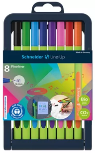 Schneider Zestaw cienkopisów Line-Up, 0,4mm, stojak, 8 szt., miks kolorów SR191098 - Cienkopisy - miniaturka - grafika 1