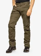 Odzież trekkingowa męska - Spodnie Fjallraven Nils Trousers - laurel green - miniaturka - grafika 1