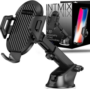 Uchwyt na szybę INTMIX czarny - Pozostałe akcesoria do telefonów - miniaturka - grafika 1