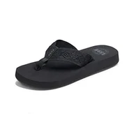Klapki i japonki damskie - Reef Sandy japonki damskie, czarny - Czarny Black Black Bk2-35 EU - miniaturka - grafika 1