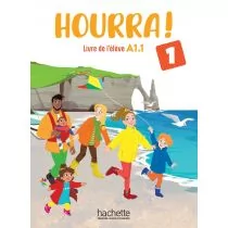 Hourra 1 podręcznik + audio/wideo online - Książki do nauki języka francuskiego - miniaturka - grafika 1