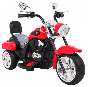 Motorek Chopper NightBike Czerwony PA.TR1501.CR - Jeździki dla dzieci - miniaturka - grafika 1