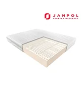 Materace - JANPOL FIDES – materac lateksowy, piankowy, Rozmiar - 80x200, Pokrowiec - Biaxial WYPRZEDAŻ, WYSYŁKA GRATIS, 603-671-572 - miniaturka - grafika 1