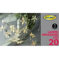 Oświetlenie świąteczne - Lampki bateria łezki led gwiazdki 20 l BULINEX - miniaturka - grafika 1