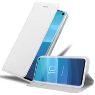 Etui i futerały do telefonów - Pokrowiec Ochronny Do Samsung Galaxy S10 4G Etui w CLASSY SREBRNY Case Obudowa Ochronny Cover Cadorabo - miniaturka - grafika 1