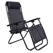 Leżaki ogrodowe - NoName Leżak ogrodowy Orion Zero Gravity czarny ORION CZARNY - miniaturka - grafika 1