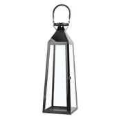 Poduszki ogrodowe - Beliani Lampion czarny 42 cm CRETE - miniaturka - grafika 1
