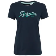 Koszulki sportowe damskie - Koszulka damska Regatta Fingal Stretch Rozmiar: 4XL / Kolor: ciemnoniebieski - miniaturka - grafika 1