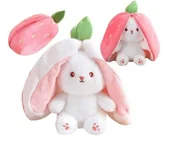 Maskotki i pluszaki - Truskawka Królik Ukryta Niespodzianka Pluszak Owoc - miniaturka - grafika 1