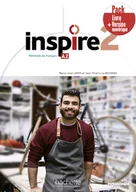 Książki do nauki języka francuskiego - Hachette Inspire 2. Podręcznik + DVD + Parcours Digital + Kod (podręcznik online) - miniaturka - grafika 1