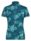 Koszulki sportowe damskie - CMP Koszulka kolarska w kolorze niebieskim - miniaturka - grafika 1