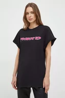 Koszulki sportowe damskie - Pinko t-shirt damski kolor czarny - miniaturka - grafika 1