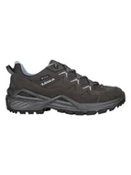 Buty trekkingowe damskie - LOWA Buty turystyczne "Sirkos Evo GTX Lo Ws" w kolorze czarnym - miniaturka - grafika 1