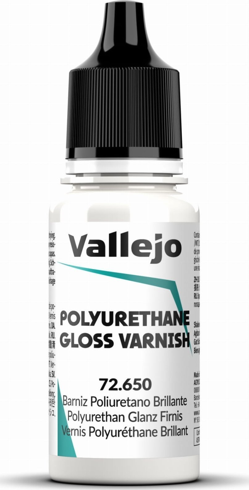 Vallejo Vallejo: 72.650 - Gloss Polyurethane Varnish 18 ml