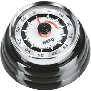 Gefu GEFU ge12290 Timer metalowy retro czarna 7,3 x 7,3 x 3,31 cm GE12290 - Pozostałe akcesoria barmańskie - miniaturka - grafika 1