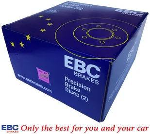 Przednia NAWIERCANA NACINANA tarcza hamulcowa 320mm EBC seria GD Ford Escape AWD 2013- - Tarcze hamulcowe - miniaturka - grafika 5