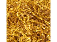 Opakowania i torebki na prezenty - Wypełniacz do prezentów karbowany metalizowany - złoty - 50 g - miniaturka - grafika 1