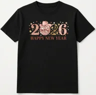 Koszulki i topy damskie - Sylwestrowa koszulka Happy New Year - miniaturka - grafika 1