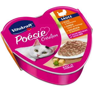 Vitakraft POESIE mokra karma dla kota indyk z serem 85g 43160-uniw - Mokra karma dla kotów - miniaturka - grafika 1