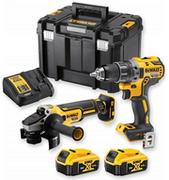 DeWALT Zestaw elektronarzędzi 6-elementowy DCK2020P2T-QW DCK2020P2T-QW