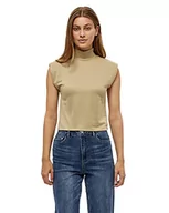 Koszulki i topy damskie - Desires Kobiety Gail Top, Beżowy (0148 Szary Zielony), M - miniaturka - grafika 1