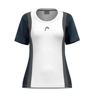 Koszulki i topy damskie - HEAD Club 25 Tech T-shirt damski, granatowy/biały - miniaturka - grafika 1
